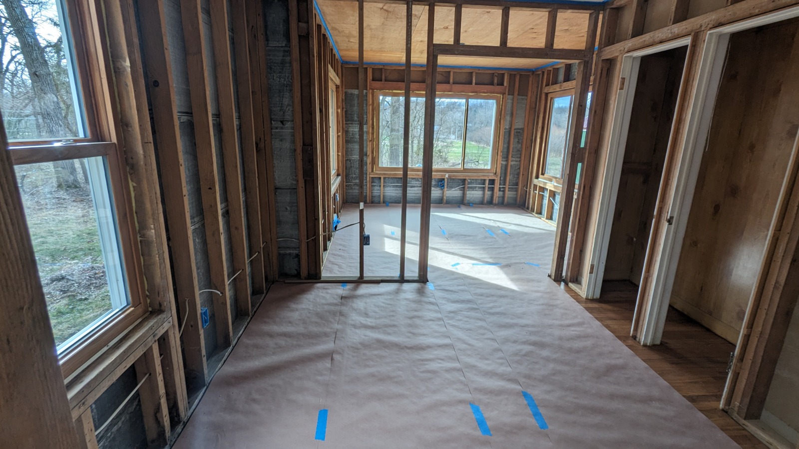 Electrical repair work performed by a Reign Electric technician in Rockford, IL